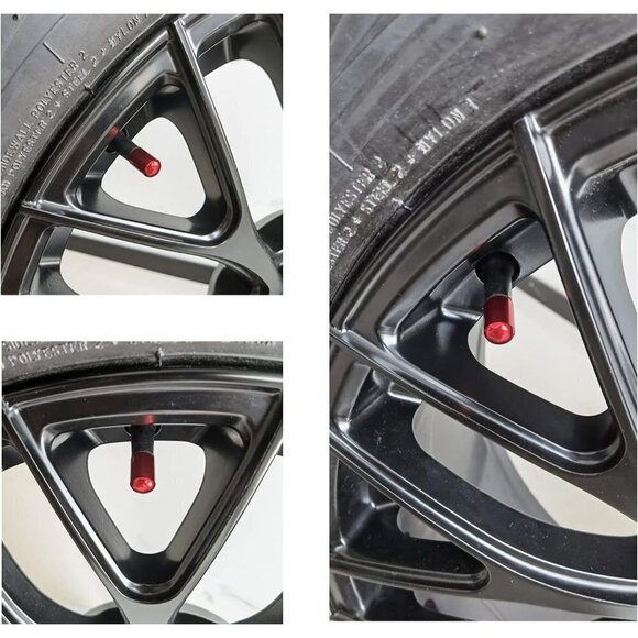 4PCS Car Tire Valve Stem Caps, Air Caps Cover, Universal for Cars, SUVs,… - Picture 4 of 6